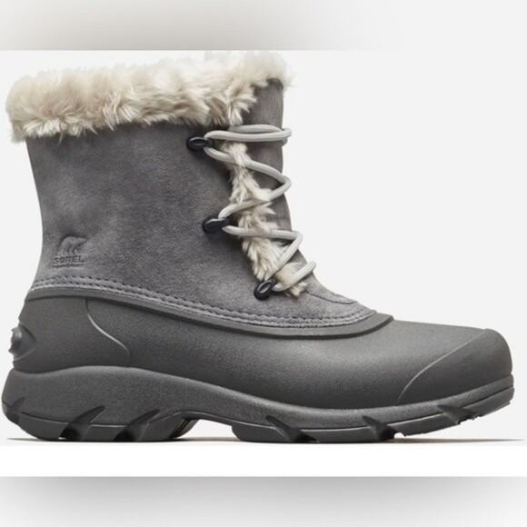 SOREL Snow Angel Lace Up Faux Fur Boot - Size 7 - Picture 1 of 13